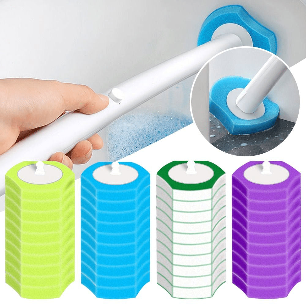 Lively® Disposable Toilet Brush with Cleaning Liquid Wall-Mounted Cleaning Too - Gadget Through