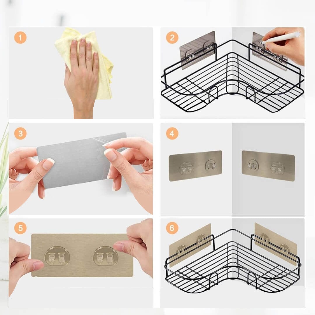 Lively® Décorations & Rangement Support de douche sans perceuse 2.0 | Lively®